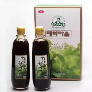 홍쌍리 매실청 선물세트 매실액 매실 원액 액기스 600ml x 2병