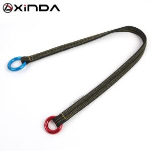 Xinda 야외 나무 등반 루프 정원 앵커리지 아웃 리치 활동 슬링 링크 껍질 보호기 캠핑 장비
