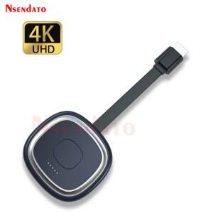 호환 미라스크린 G20 5G 4K HD TV 스틱 어댑터 무선 HD WiFi 디스플레이 동글 스크린 미러링 미라캐스트, 에어플레이, DLNA TV 수신기 지원