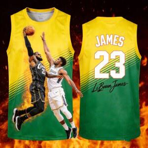 호환 2026년형 23 제임스 반 트레 에디션 농구 저지, 가볍고 통기성이 뛰어나며 속건성이 있는 민소매 트레이닝 조끼