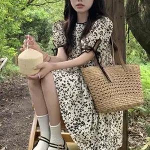 [라일리여성의류] Rly 여름 여성 러블리 나들이 바캉스 플라워 미니 원