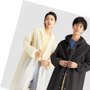 롱우비 남여공용 휴대용 스타일리쉬 레인코트 우비