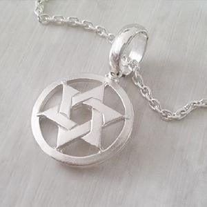 순은목걸이 은 실버 행운 부적목걸이 타키온 히란야 펜던트