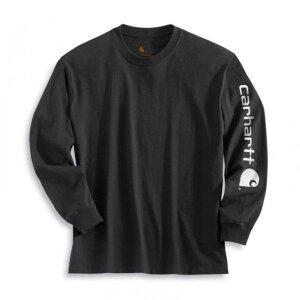 [칼하트][칼하트 의류] 시그니쳐 롱슬리브 로고 긴팔티 블랙 / K231-BLACK