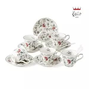 버킹검 5인조 커피잔 세트 15P 수입 명품 찻잔 결혼 기념일 부모님 선물세트