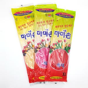 마미손 특대(XL) 고무장갑 10개 레드/핑크/아이보리