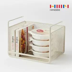 한샘 주방정리용품 SOK 마일드 행잉바스켓 크림 - 다용도 싱크대수납 씽크대 예쁜