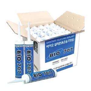 바이오 707 백색 25개 1박스 곰팡이방지 실리콘 욕실