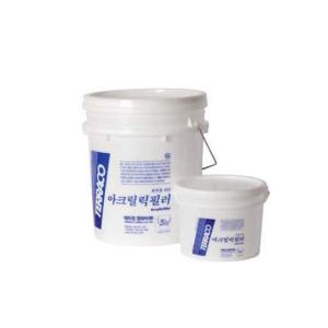 아크릴릭필러 25kg/외부용퍼티/내수,내균열,부착성 우수/못자국 및 흠집등의 퍼티작업 테라코 핸디코트