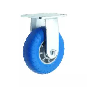 우레탄 발포 캐스터 바퀴 15cm(6인치) 고정형