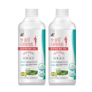 펫슬림 다이어트 알로에겔 베라250 1000mlx2병