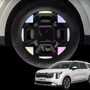 4세대 더뉴 카니발 KA4 튜닝 19인치 휠스티커 홀로그램 필름