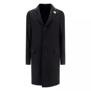 라르디니 브로치 디테일 싱글 브레스티드 코트 IR23686AEIRC59632 850 TP942432090