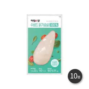 하림e닭 수비드닭가슴살100% 100g 10봉
