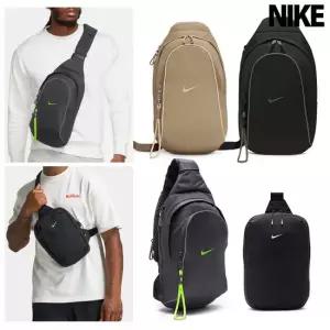 나이키 아우라 에센셜 크로스바디 슬링백 크로스백 웨이스트백 보조가방 여행가방 DJ9796-010 HF7038-010 )