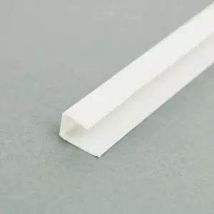 재료분리대 ㄷ자 PVC몰딩(코너비드 타일 석고보드 마감재) 9.5mm