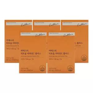 여에스더 닥터에스더 리포좀 비타민C 플러스 800mg x 30정 x 5박스