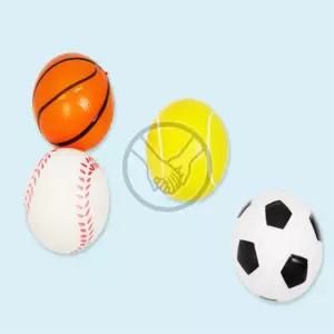 더가 색상랜덤 스펀지볼 미니축구공