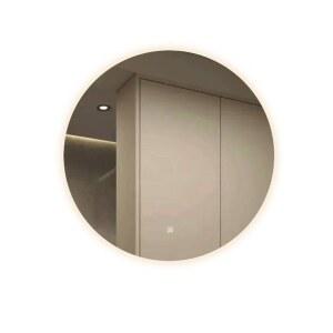 화장실 led 거울 욕실 욕실led거울 현관 둥근 거울장 터치형 7인치 장식