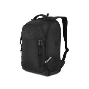 SwissGear 시빅 프로 노트북 백팩, 블랙, 18인치 x13.25인치 x7