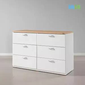 데코라인(매장상품) 리멤버 3단 와이드 서랍장 1200