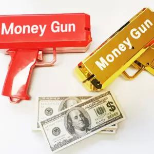 이벤트 머니건 가짜지폐100장 돈총 돈쏘는총 깜짝파티 부모님선물 이벤트 캐쉬건 페이크머니