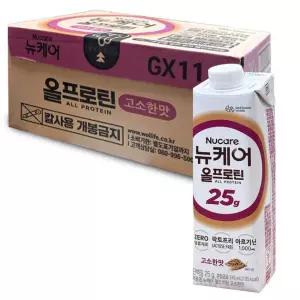 뉴케어 올프로틴 고소한맛 245ml(24팩) 1박스 건강영양식 단백질 보충 음료