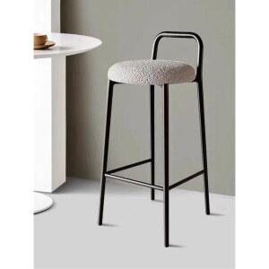 홈바 체어 카페 스탠드바 의자 기타가죽색상벨벳색상 높은 45cm적용테이블75cm 바텐