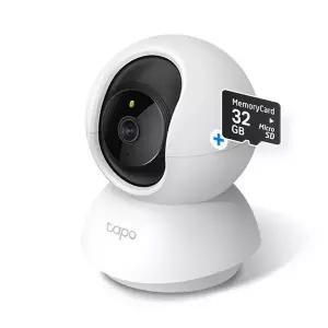 Tapo 무선 보안 카메라 TC70 + MicroSD 32GB 세트