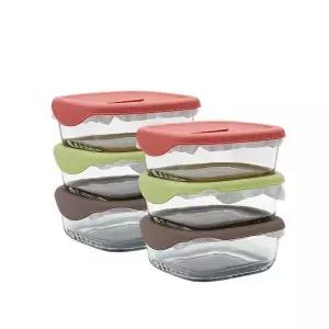 [너만아는잡화점]락앤락 바로한끼 밥용기 Lite 냉동밥보관 320ml 3p x 2세트 (총6개입)