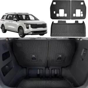 리주 카고 라이너 기아 카니발 2025 2024 2023 2022 트렁크 전천후 매트 커스텀 핏 TPE 미끄럼 방지 카시트