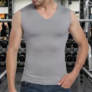 남성 심리스 나시 쿨 민소매 냉감 런닝 헬스 운동 이너웨어 땀흡수 통기성 스판 기능성 여름의류