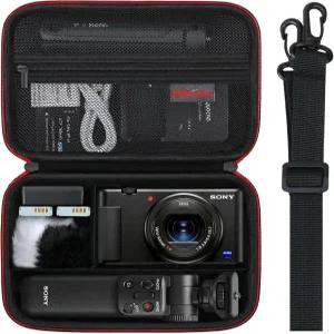 소니 ZV-1F / II 디지털 카메라용 엘론보 휴대용 케이스 1F 브이로그 하드 트래블 보호 가방 액세서리 키트