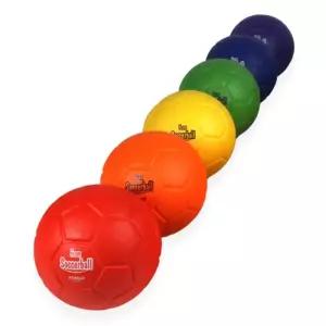 학교 체육활동 실내게임용 소프트탄성 축구공 6개입/ 심리운동 연습용 감각통합 아동