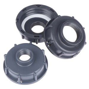 내구성이 뛰어난 IBC 탱크 피팅 S60X6 굵은 나사산 캡 60mm 암나사 - 1/2