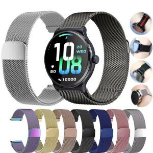 Haylou Solar Lite 마그네틱 루프 밴드 메탈 팔찌 Watch 2 Pro GST RT2 스트랩 Plus RT3 시계줄 호환)