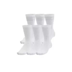 언더아머 양말 1387058-100 에센셜 크루 삭스 6족
