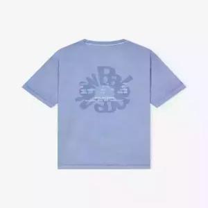 뉴발란스 newbalance NBNEG2A083 UNI Archive Pace Circle 반팔티 GRAYISH BLUE