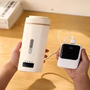 USB텀블러 차량용 라면포트 등산 스테인레스