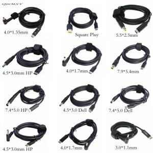 PD 65W USB C타입 충전 케이블 코드 Dc 전원 어댑터 잭 변환기-lenovo호환 ASUS호환 dell호환 hp 호환 노트