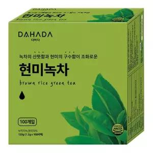 (1+3) 다하다 현미녹차, 1.2g, 100개입, 1개 4Set