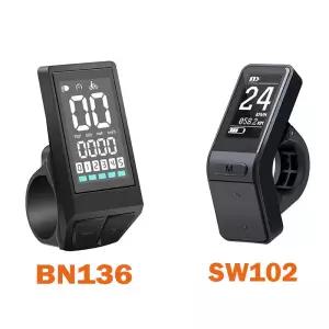 바팡 디스플레이 BN36 SW02 LCD 전기 자전거 계기판 모터 BBS0 BBSHD용