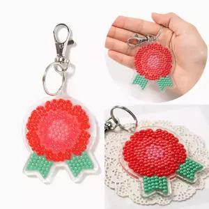 보석십자수 키링 카네이션 만들기 재료 어버이날 (20개) 무료배송