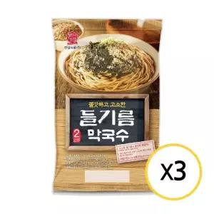 한일식품 본고장 들기름 막국수 2인 334g x 3개