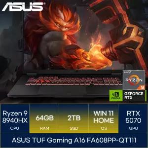 ASUS TUF Gaming A16 FA608PP-QT111 (RAM 64GB_SSD 2TB_WIN11)_마우스+장패드+백팩증정 AN