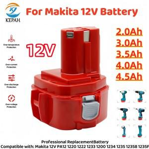PA12 3500mAh Ni-MH 무선 전동 공구 충전식 배터리 18650 (마키타 6270D 호환)