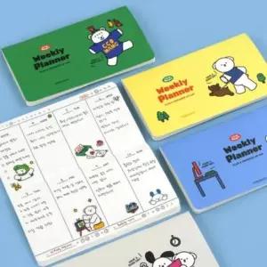 [문구/오피스] 6개월 공부 플래너 위클리 수험생 10개 만년 스케줄러