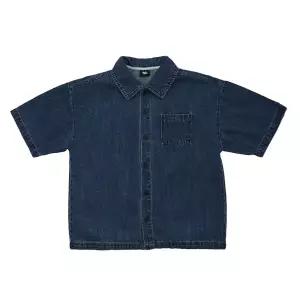 [롯데백화점]티미유 [TMIU] 티미유 주니어 데님 반팔 셔츠 TUSH262M01U