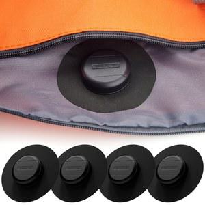 접착 스티커가 있는 Apple AirTag 케이스용 AirTags 패브릭 홀더 수하물, 백백, 여행 가방용 GPS 트래커 숨겨진