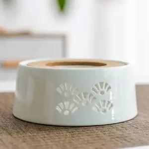 도자기 IM71ZE86 티 워머 S-5 화이트 도자기화로 카페용품 카페식기 차우리는도구 꽃차주전자